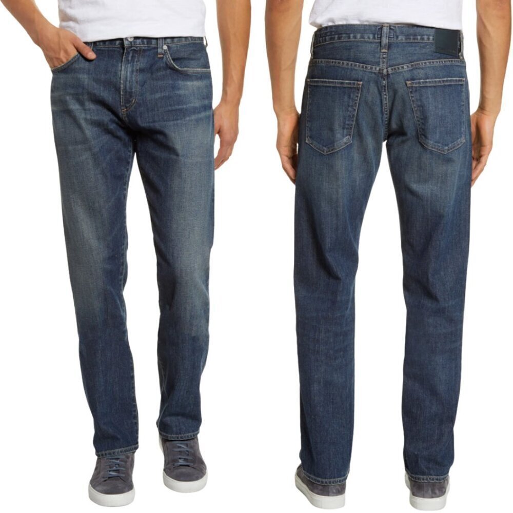 Citizens of Humanity Core Slim Straight Denim Jeans Men's 40 Dune Blue Dad NWT